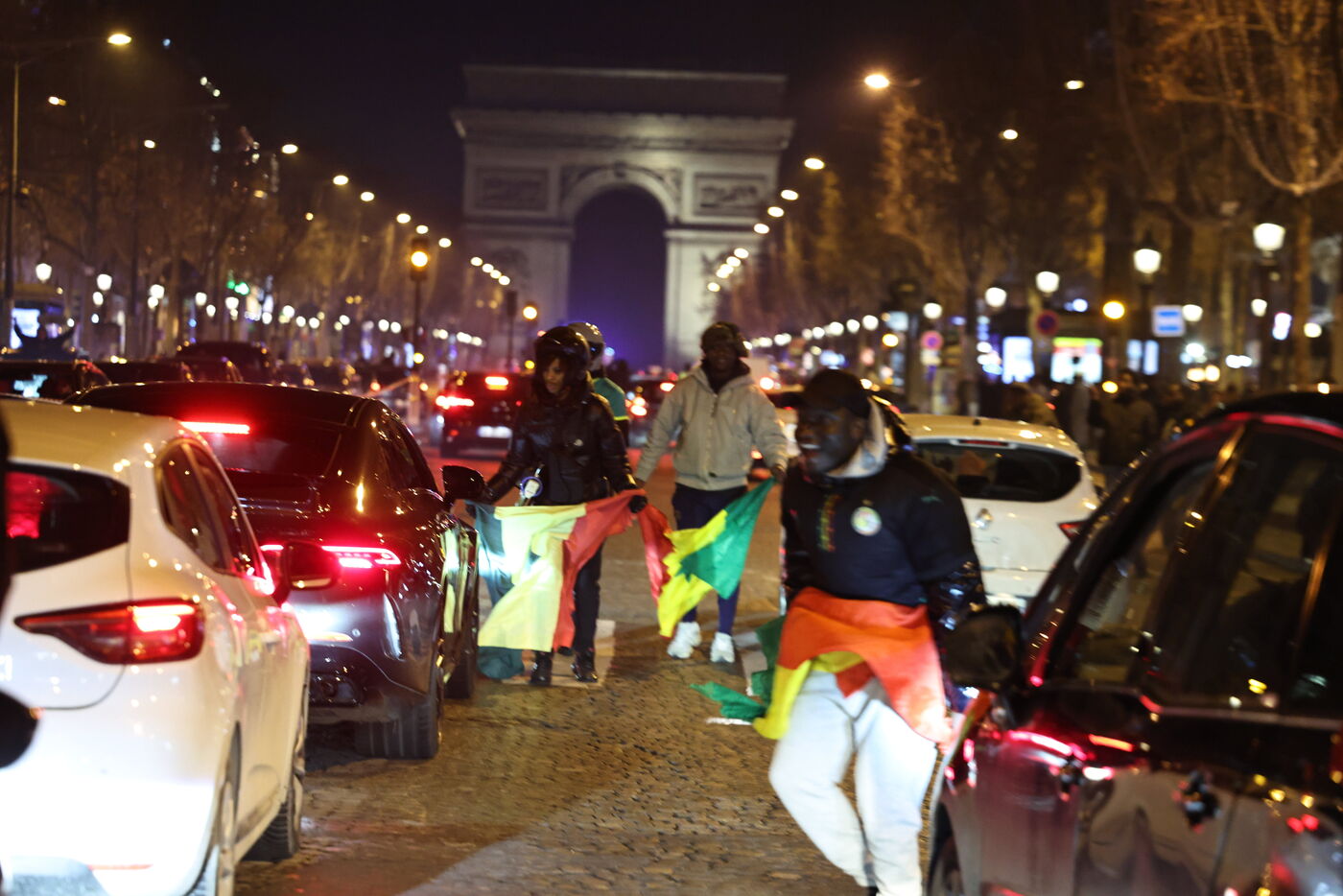 Más de 60 detenidos en Francia por los numerosos disturbios causados tras la derrota de Marruecos ante Senegal en la final de la Copa África