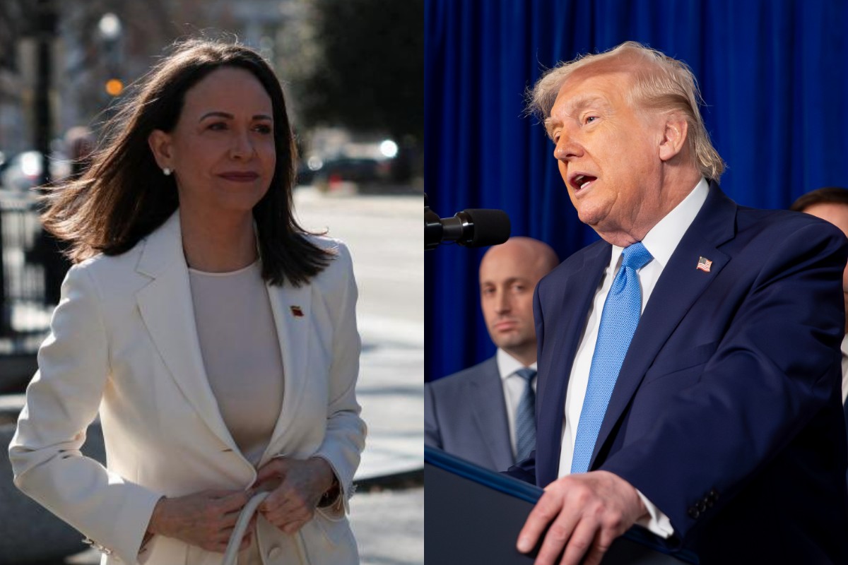 Trump recalca el «honor» que significa el encuentro con María Corina Machado: «Es una mujer maravillosa que ha pasado por muchísimo»