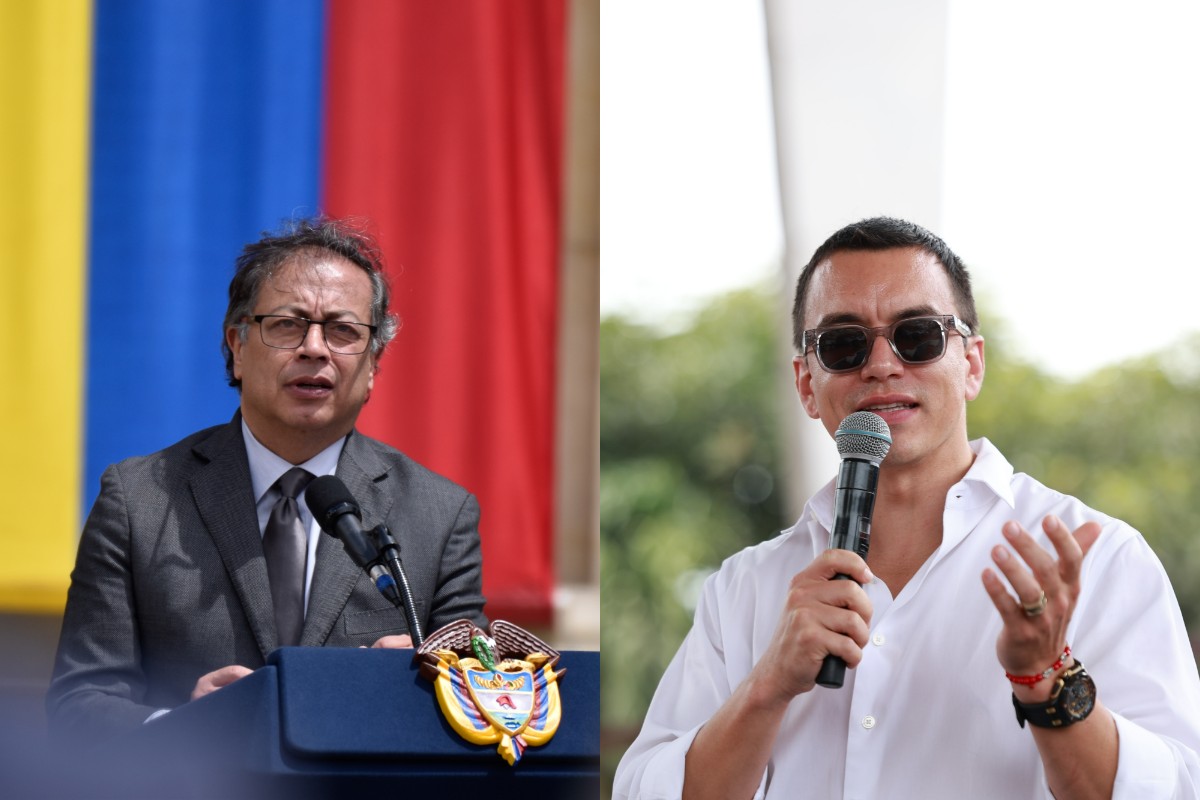 Noboa acusa a Petro de «abandonar» la frontera entre Ecuador y Colombia: «Ha permitido la expansión del narcotráfico»