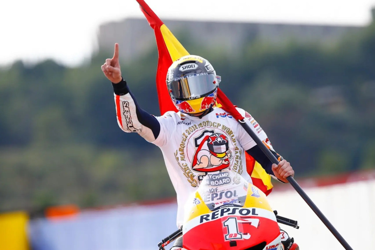 Marc Márquez reivindica su patriotismo: «Hay libertad de expresión, ¿no? Soy español, nuestro país es de los mejores para vivir»