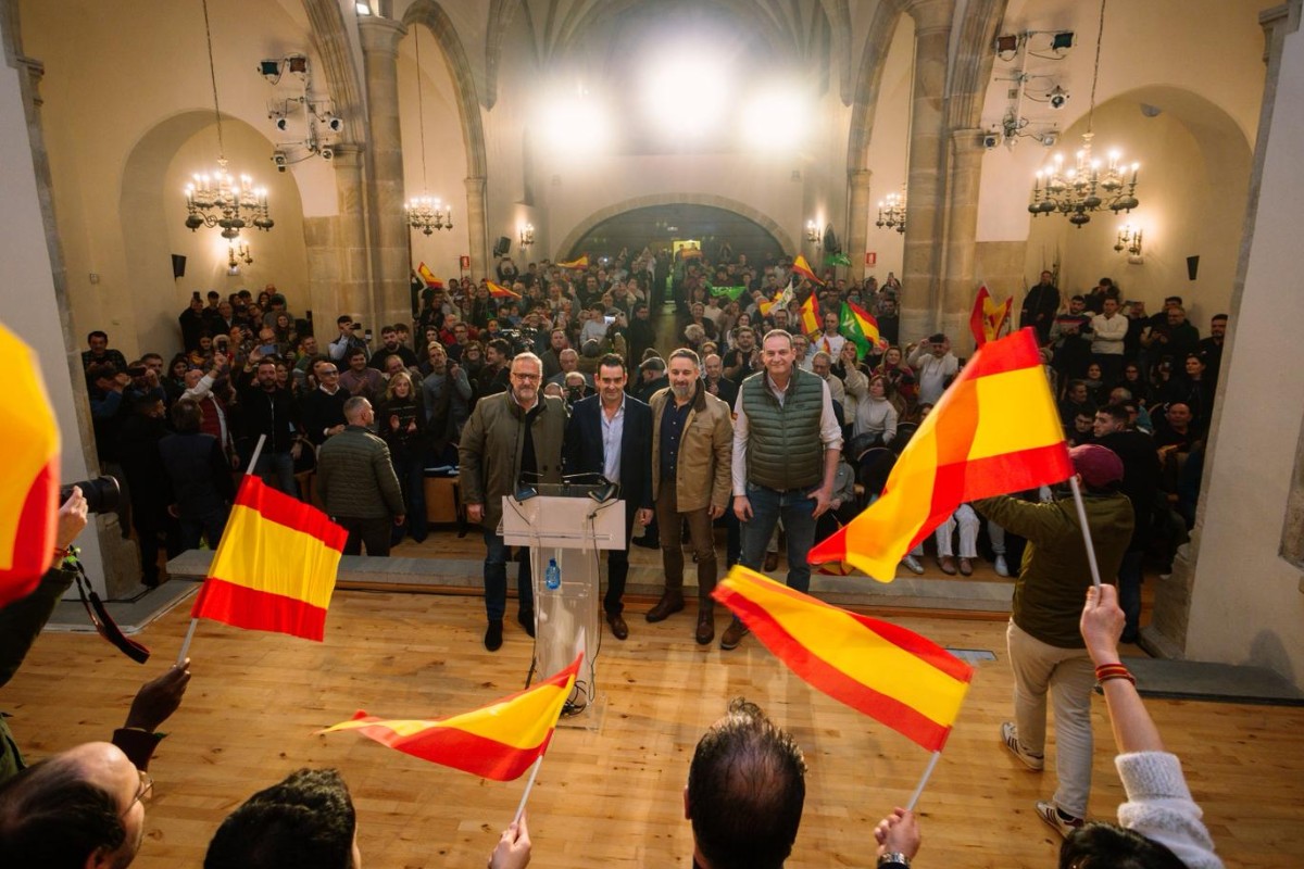 Santiago Abascal, en Soria: «Los españoles saben que lo que decimos es verdad. La invasión mata, arruina, y trae inseguridad y colapso de los servicios públicos»