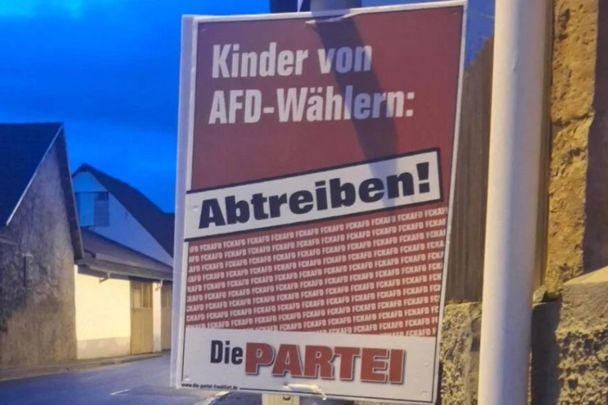 Un partido alemán reclama en campaña «abortar a los hijos de votantes de AfD» y desata la indignación en Hesse