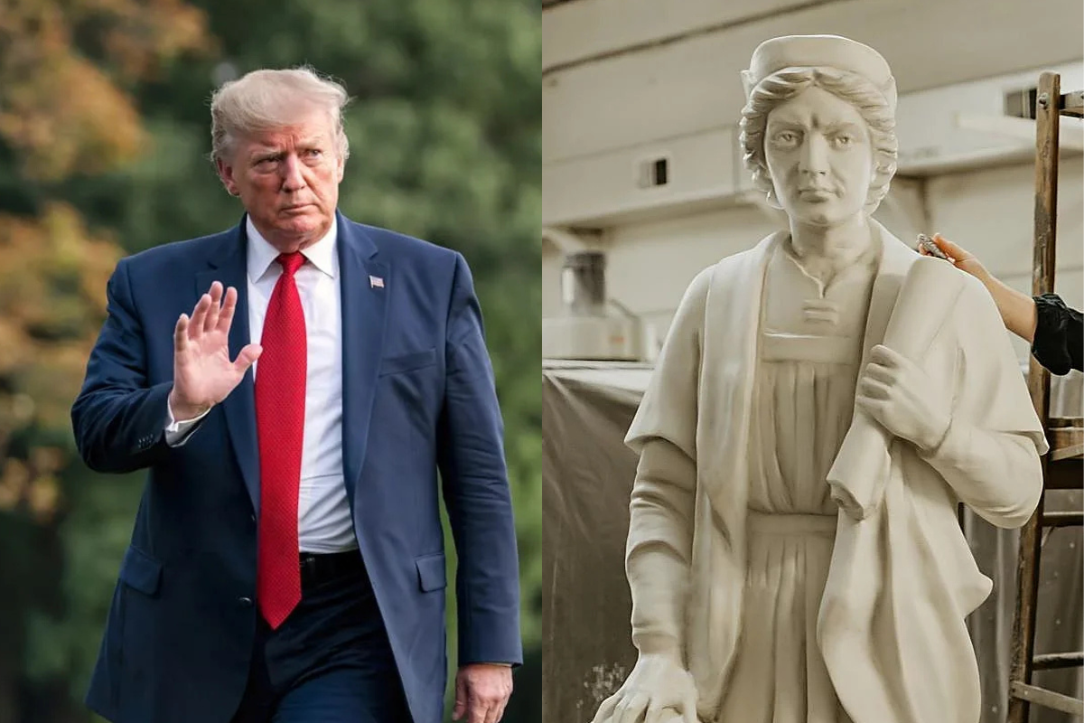 Donald Trump reivindica la gesta española frente a la leyenda negra: instalará una estatua de Cristóbal Colón en los jardines de la Casa Blanca