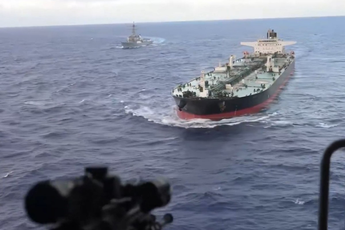 EEUU se incauta de un buque petrolero de la ‘flota fantasma’ rusa con petróleo venezolano en el Índico