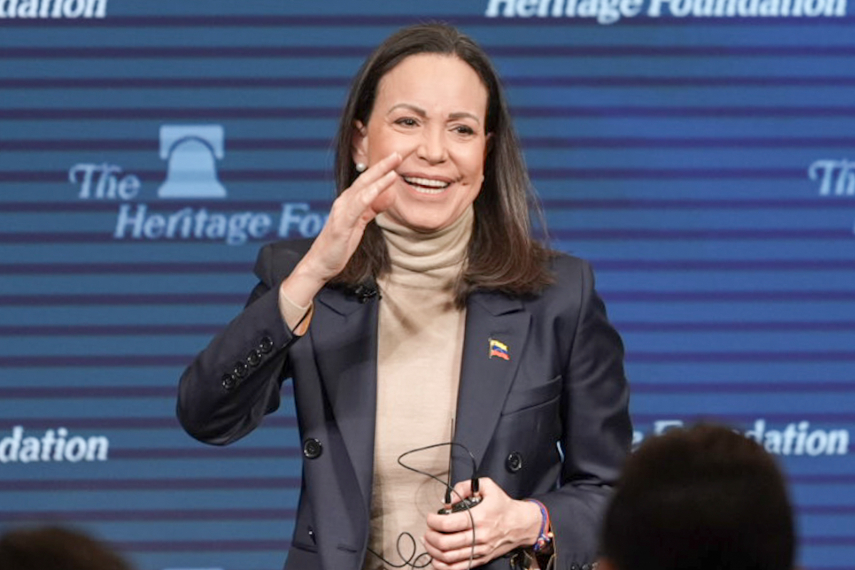 María Corina Machado pide pasar de las palabras «a las acciones» para impulsar un cambio político en Venezuela