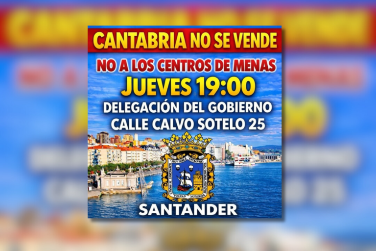 Vecinos de varios municipios cántabros protestarán este miércoles en Santander contra los centros de menas: «Defendemos la seguridad en nuestras calles»