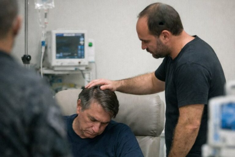 Uno de los hijos de Jair Bolsonaro alerta sobre la salud del expresidente: «Lo encontré desmayado y con dificultad para respirar»