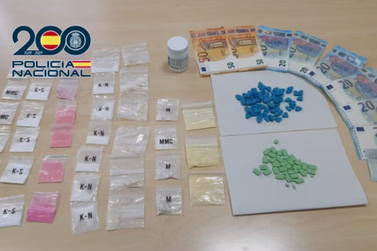Operación policial antidroga en Valencia: desarticulada una red que traficaba con hachís, éxtasis, benzodiacepinas y estimulantes sexuales