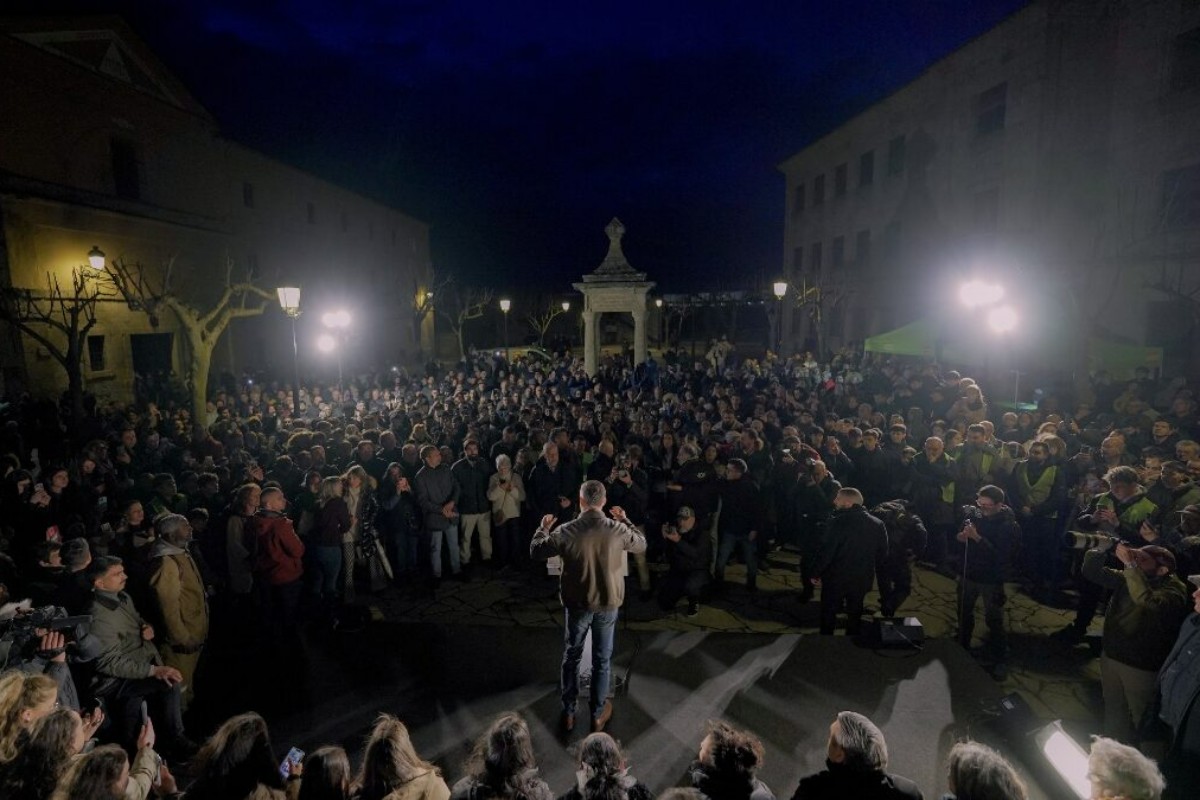 Santiago Abascal reitera en Ciudad Rodrigo (Salamanca) que la «corrupción mata» y señala que España está gobernada por una «mafia expoliadora»
