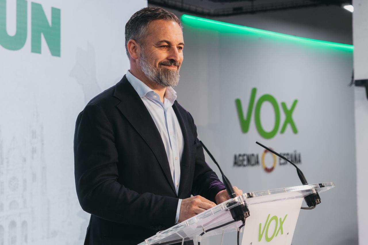 Santiago Abascal celebra que VOX también sea decisivo en Andalucía y pide a Moreno Bonilla que escuche a los más de 576.000 andaluces que «creen en la prioridad nacional»