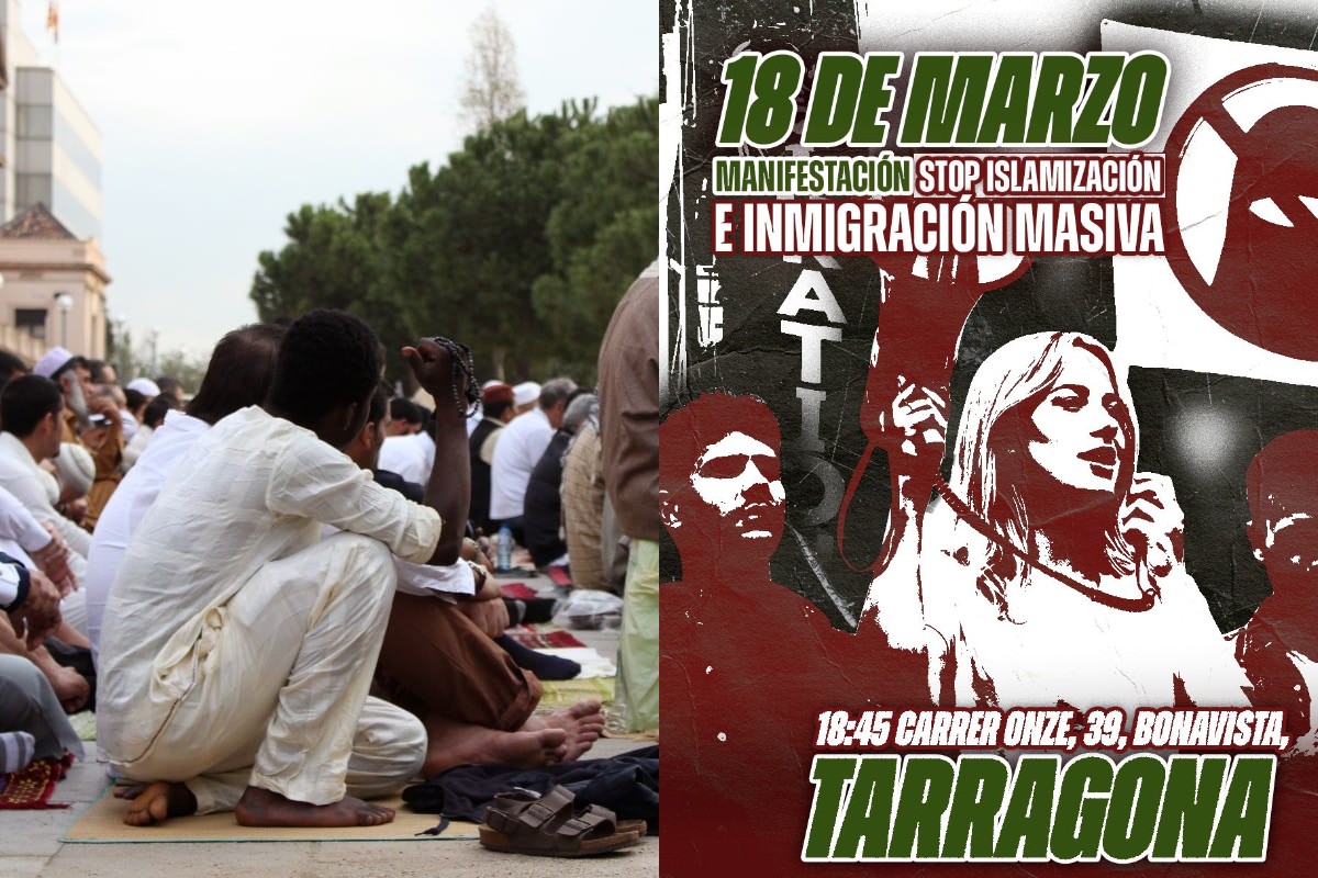 VOX convoca una manifestación este miércoles en Tarragona contra la islamización y la inmigración masiva: «Queremos que Cataluña sea Cataluña, no Argelia o Marruecos»
