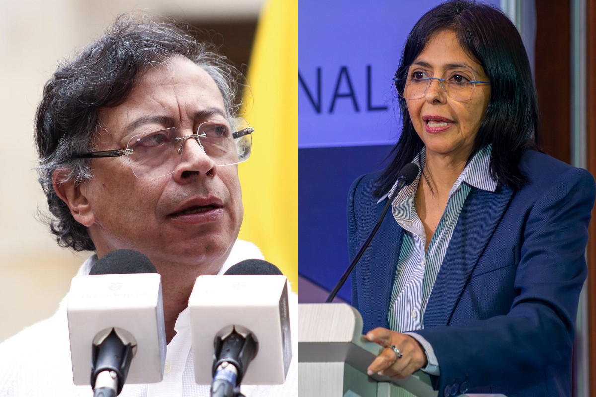 Cancelada «por motivos de fuerza mayor» una reunión entre Gustavo Petro y Delcy Rodríguez