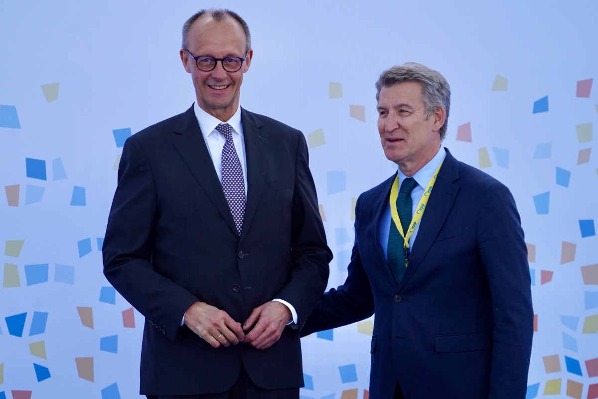 El canciller alemán, Friedrich Merz, transmite que el PP Europeo no quiere a VOX en La Moncloa