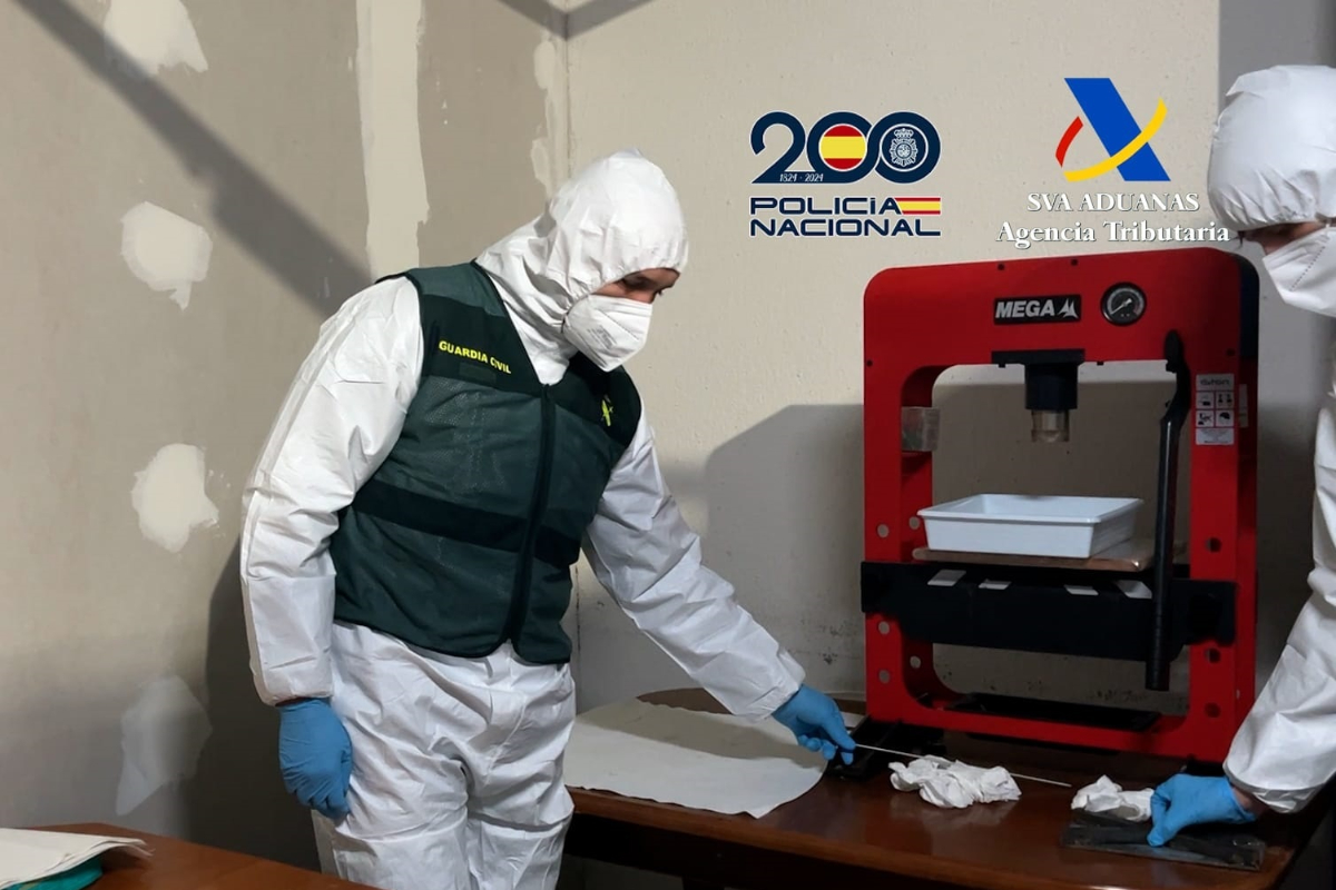 Cae en Toledo un ‘macrolaboratorio’ de cocaína operado por colombianos: 13 detenidos en una red internacional