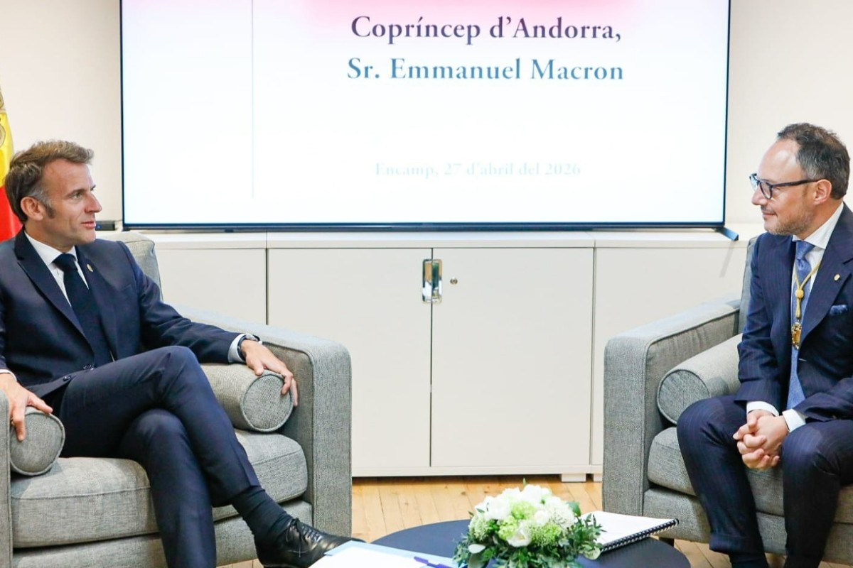 El presidente de Andorra se reúne con Macron y le pide avanzar en una agenda abortista conjunta «desde el realismo»