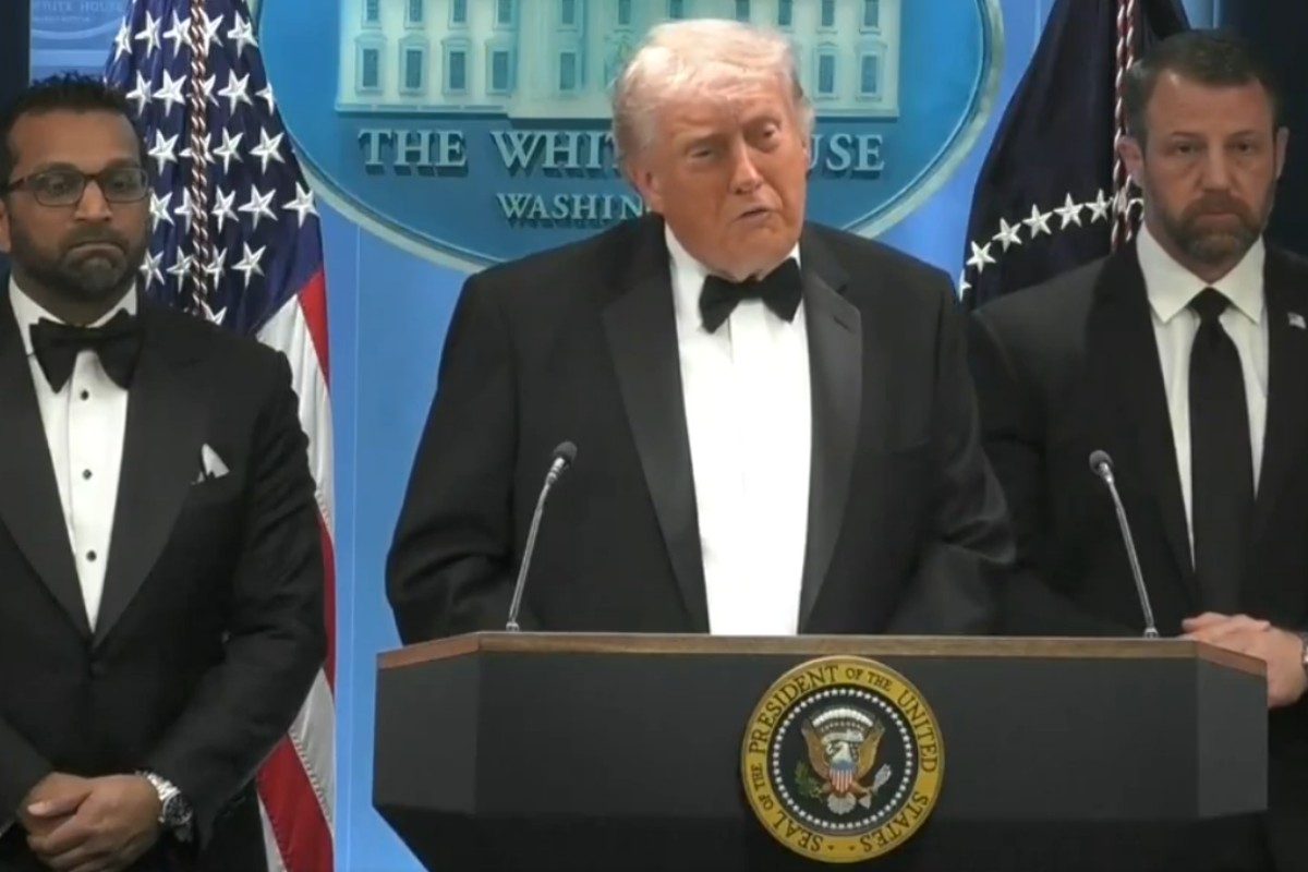 Donald Trump es evacuado de emergencia tras un intento de asesinato durante una cena en la Casa Blanca