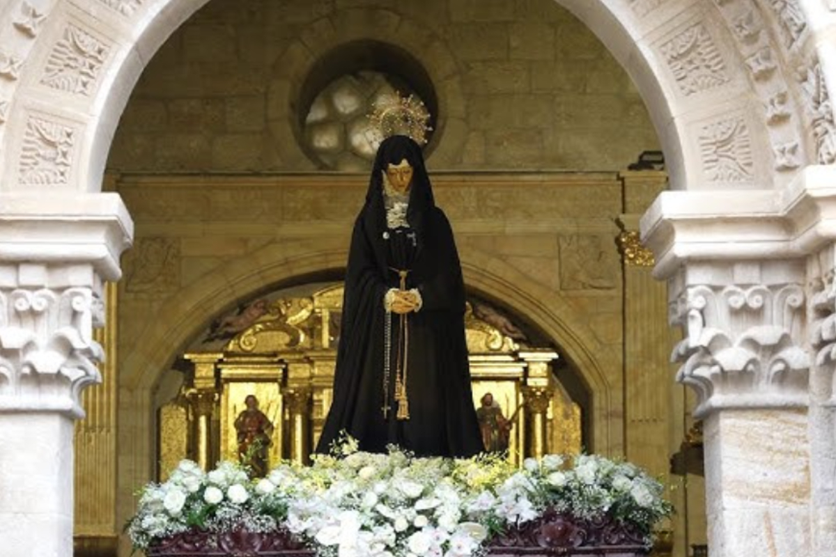 La Virgen de la Soledad protagonizará los desfiles procesionales del Sábado Santo en Zamora y Ávila