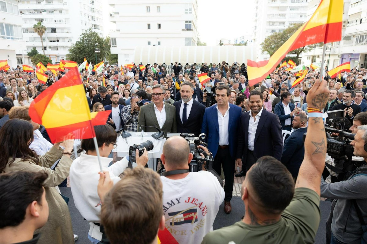 Santiago Abascal recuerda en Málaga que el PP ha frustrado y ha robado el cambio que votaron los andaluces en 2018 al aplicar las políticas socialistas