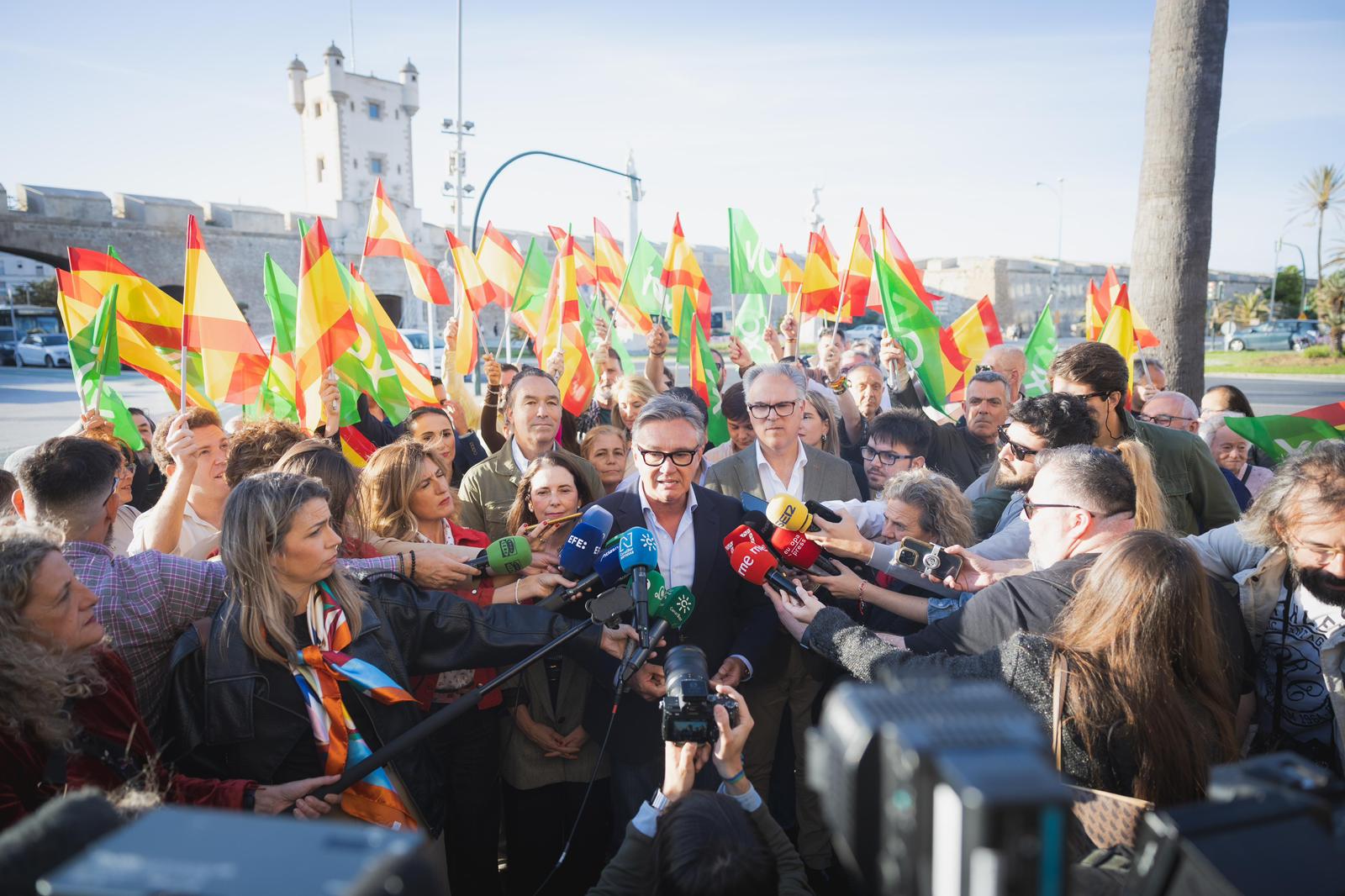 Manuel Gavira (VOX), en el acto previo de inicio de campaña: «Nos presentamos para cambiar el rumbo y llevar el sentido común a Andalucía»