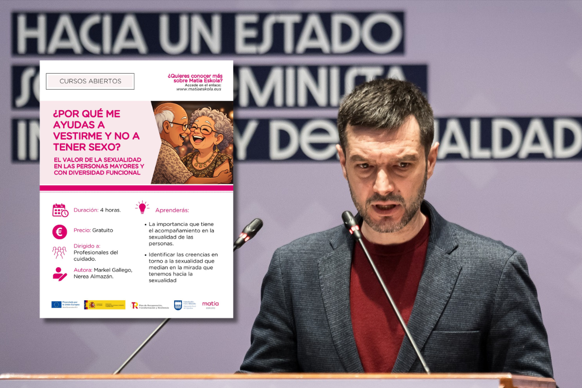 El Gobierno financia un curso que enseña a cuidadoras a «acompañar la sexualidad de sus clientes» llamado «¿Por qué me ayudas a vestirme y no a tener sexo?»