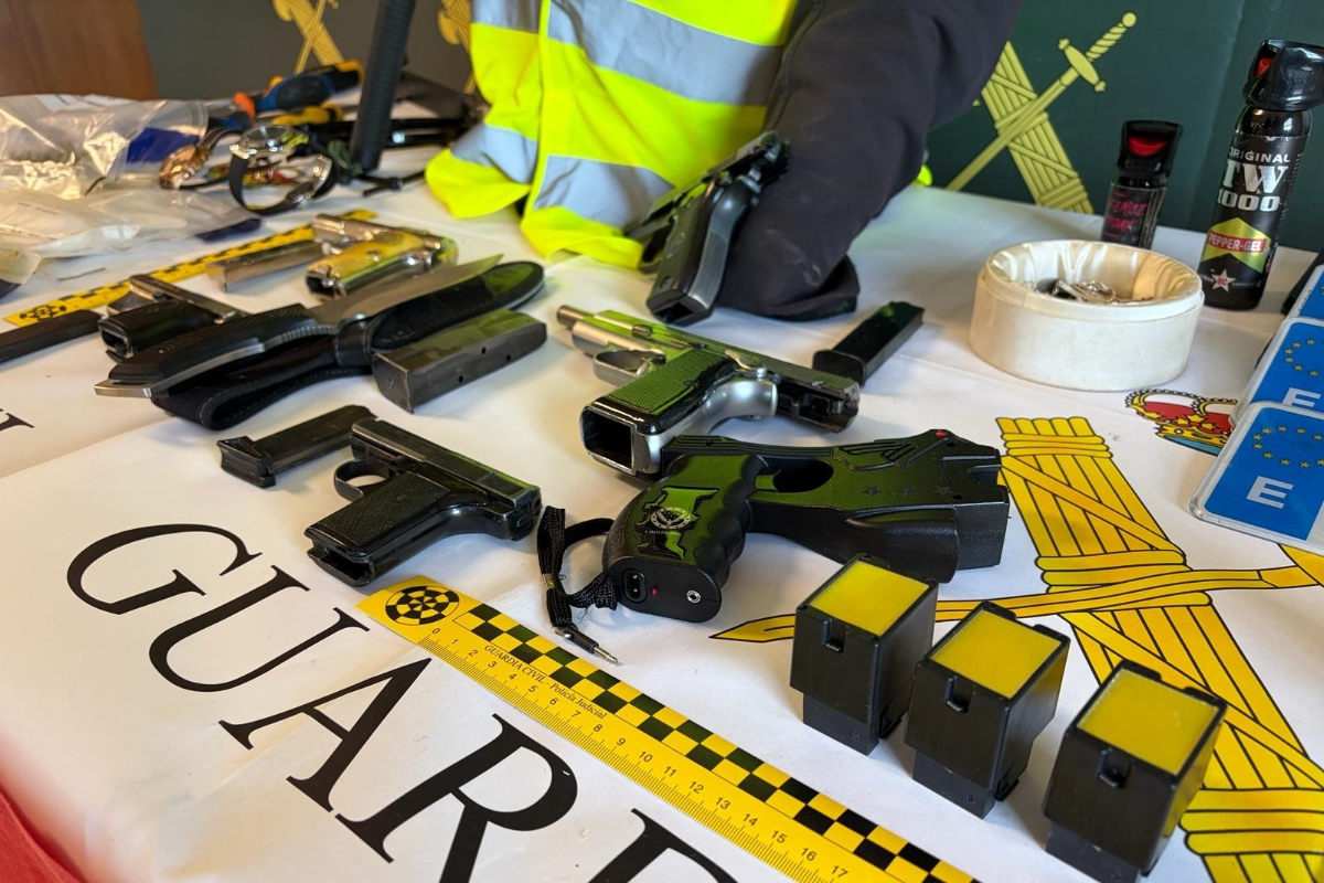 Cae una organización criminal con croatas y albaneses en Salamanca tras el atraco a una joyería: cinco pistolas y 400 plantas de marihuana