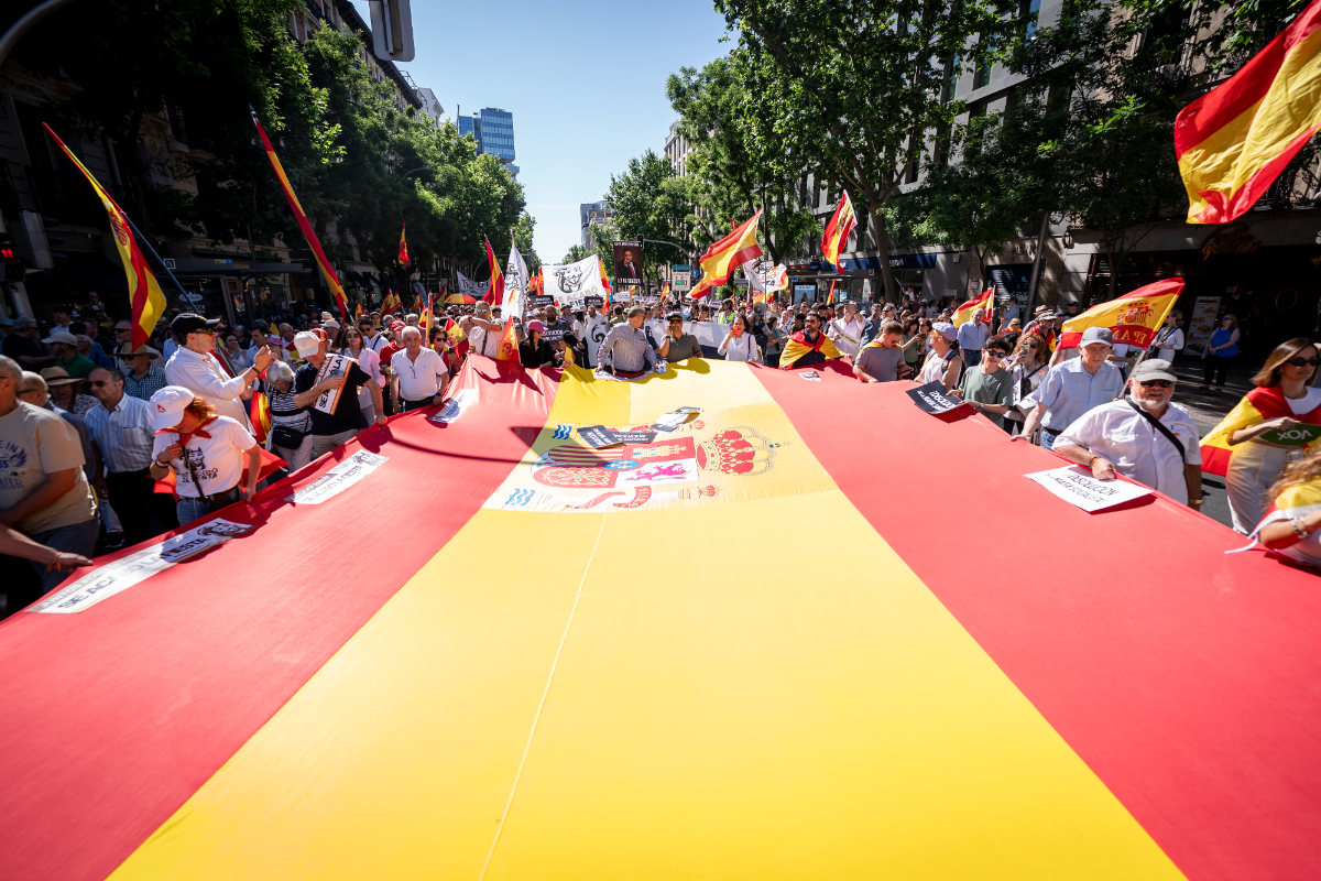 Marcos de Quinto, organizador de la manifestación contra el Gobierno, estalla contra el PP: «Es difícil que un partido muestre más vileza»