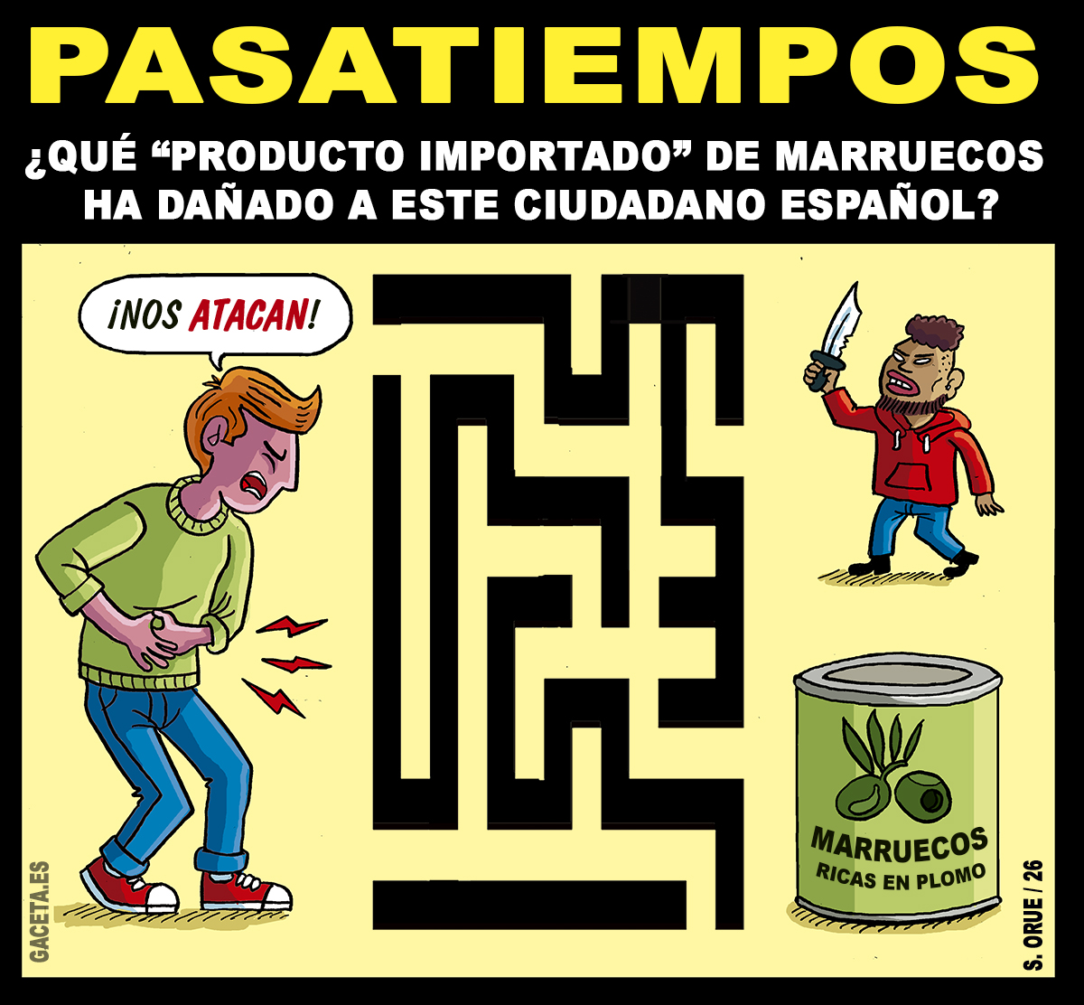 Alerta por aceitunas deshuesadas marroquíes con altos niveles de plomo