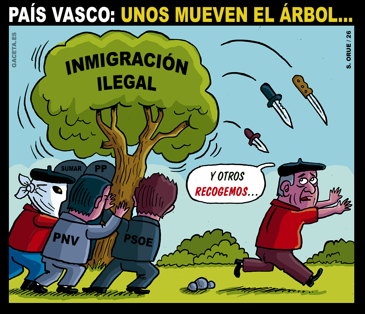 Aumenta la delincuencia en el País Vasco por la inmigración masiva