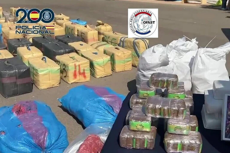 Seis años de prisión para cinco narcos magrebíes que intentaron introducir 14 toneladas de hachís procedentes de Marruecos ocultas en un camión
