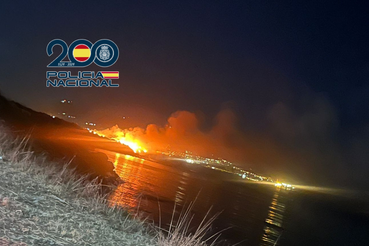 Condenado un italiano a cuatro años de cárcel por provocar un incendio en un parque de Algeciras: las llamas arrasaron más de 2.500 metros cuadrados