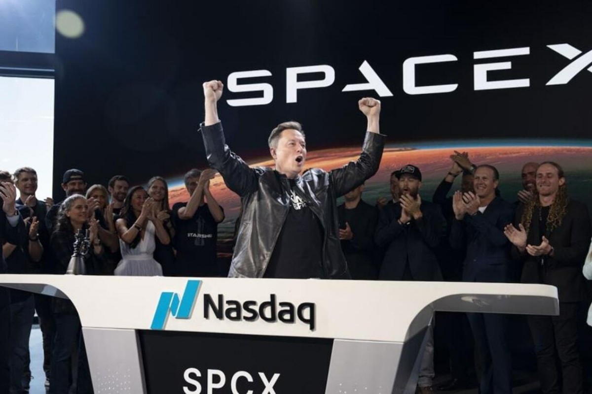 Las acciones de SpaceX reportan un incremento del 16,2% en su segunda jornada de cotización en la Bolsa