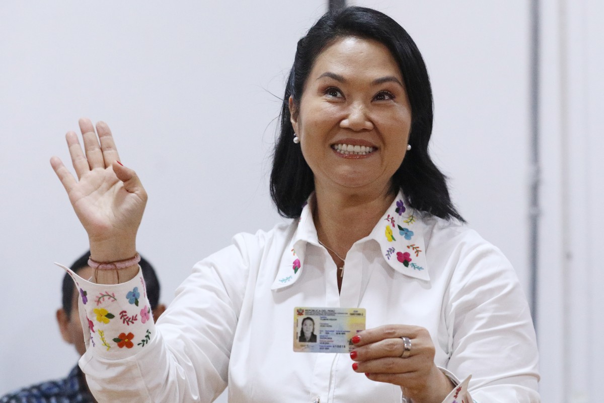 Fujimori mantiene una ventaja de más de 40.000 votos sobre el izquierdista Sánchez cuando ya se ha escrutado el 99,7% de las actas en Perú