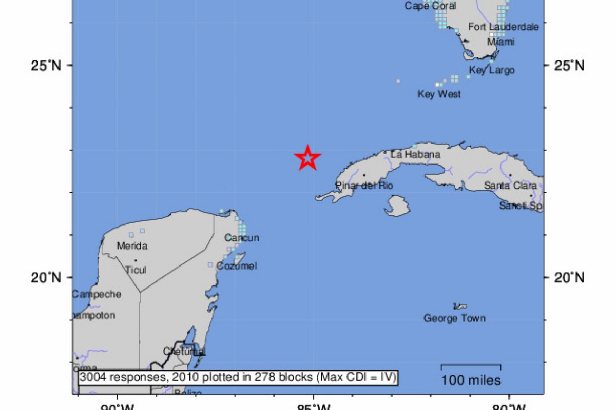 Un sismo de magnitud 6,2 sacude el occidente de Cuba: no se han reportado víctimas mortales