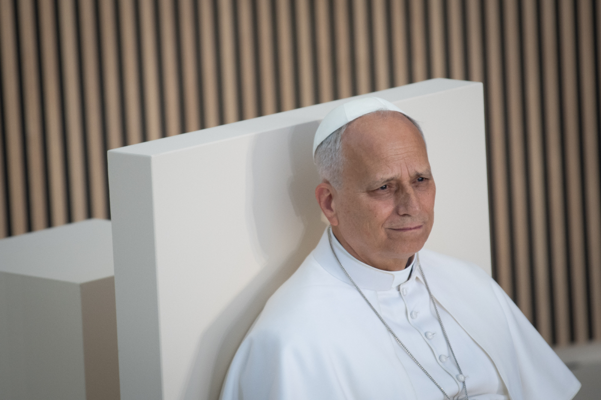 El Papa visita un centro de Cáritas para gente sin hogar: «A María os confío, deseando que el espíritu de su maternidad universal anime el grito de la fe»