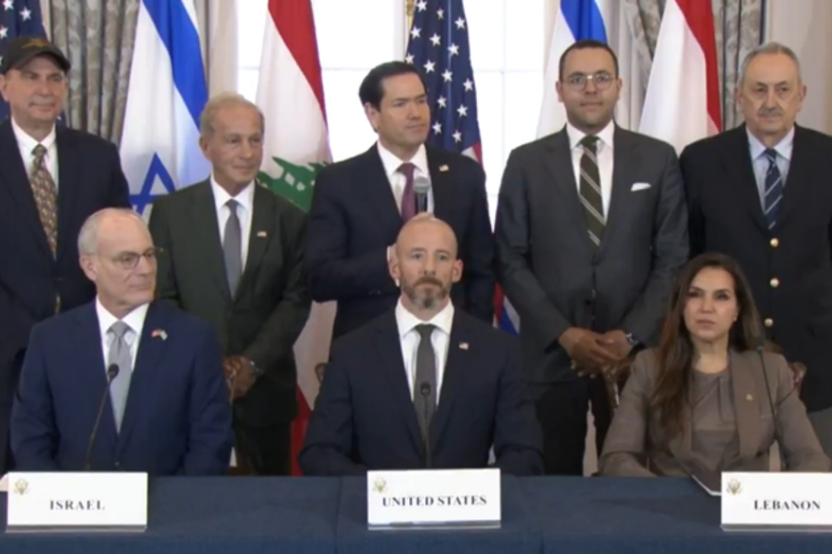 Líbano e Israel firman en Washington un acuerdo m con miras a obtener «paz y seguridad duraderas»