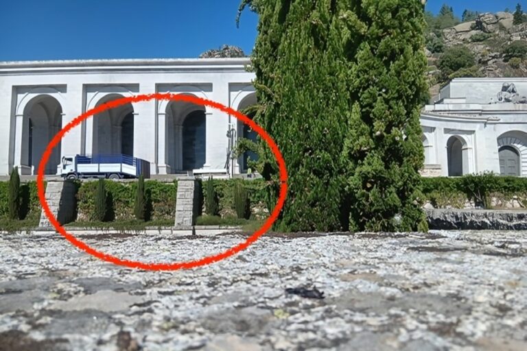 El Gobierno de Sánchez inicia las obras para profanar el Valle de los Caídos el mismo día que el Papa habla en el Congreso de los Diputados