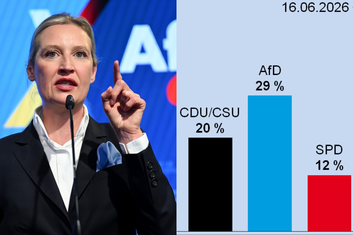 AfD continúa consolidándose como primera fuerza indiscutible en Alemania y ya aventaja en nueve puntos a la CDU