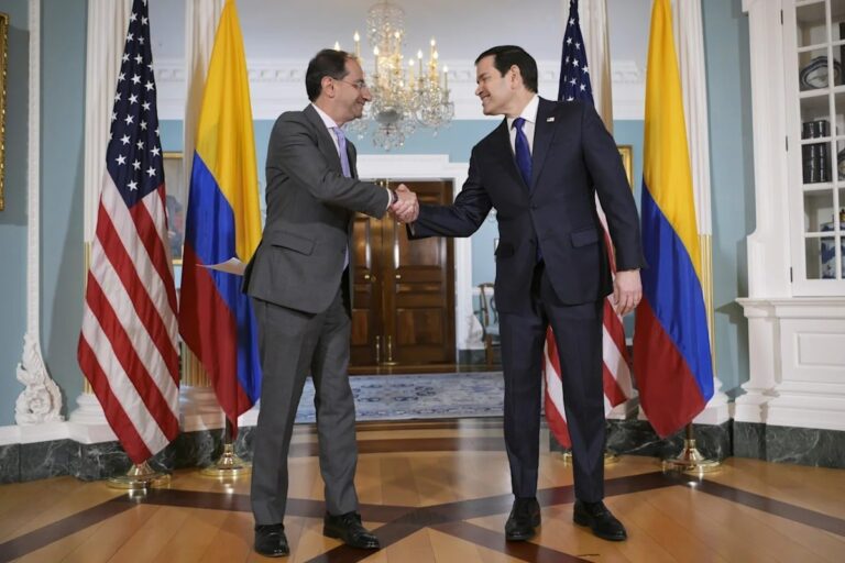 Marco Rubio recibe al vicepresidente electo de Colombia en Washington: «Esperamos trabajar estrechamente con el Gobierno de Abelardo De La Espriella»
