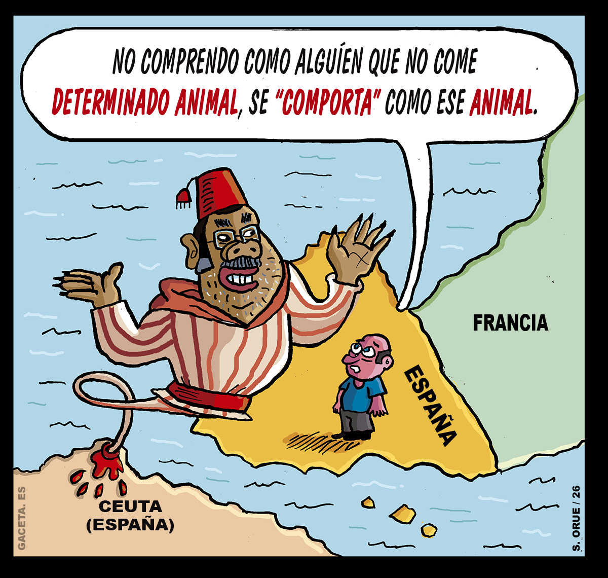 Invasión migratoria en Ceuta con la connivencia del Gobierno de Sánchez