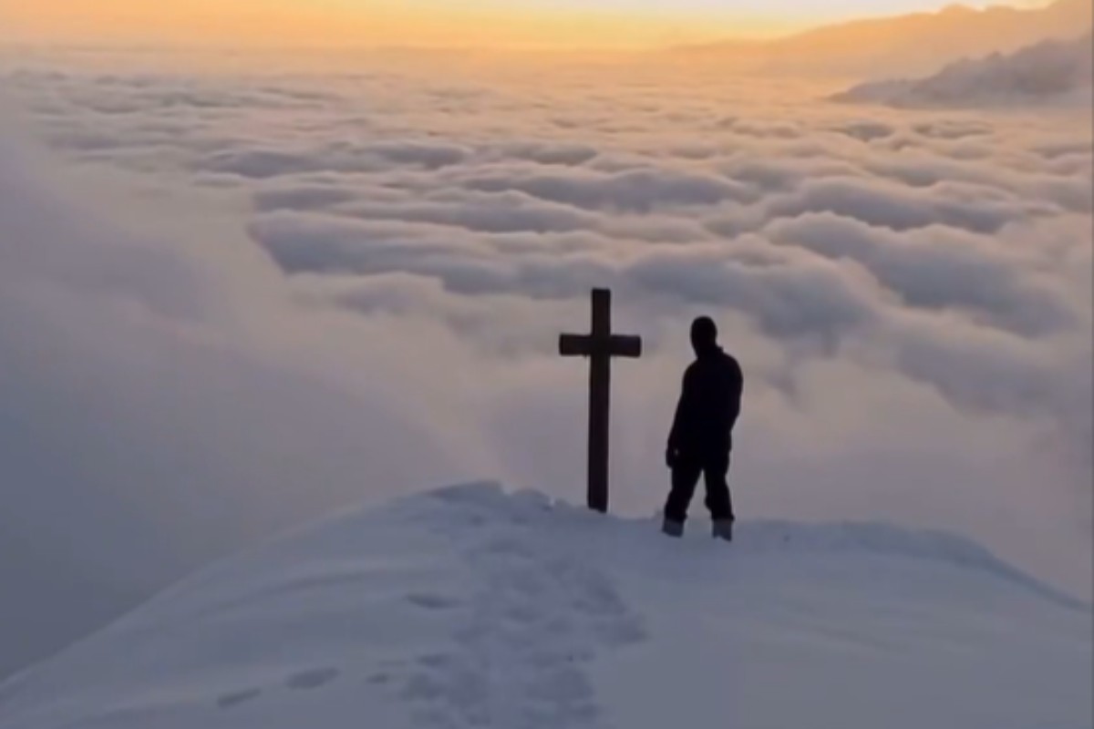 La cruz vuelve a coronar el Aneto tras una nueva ascensión del joven francés Maël Le Lagadec: «Subiré tantas veces como haga falta»