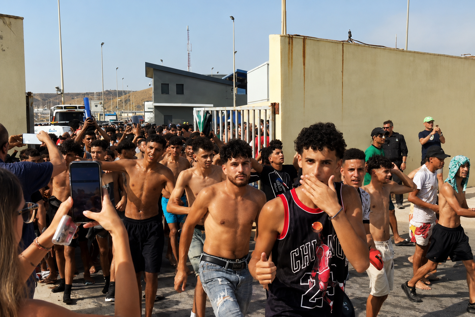 Miles de inmigrantes ilegales asaltan la frontera y entran en Ceuta: «Es una invasión sin precedentes»