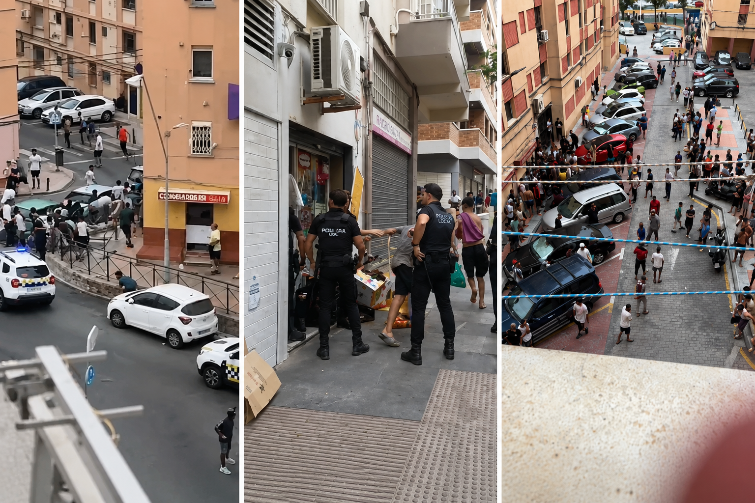 Decenas de inmigrantes ilegales marroquíes asaltan comercios de Ceuta y obligan a intervenir a la Policía: «La situación es incontrolable»