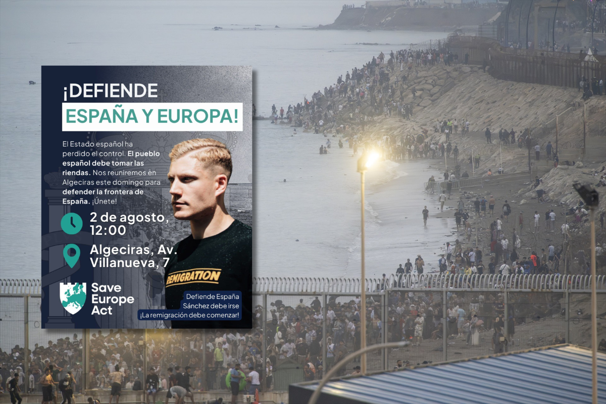 La iniciativa ‘Save Europe Act’ convoca una manifestación este domingo en Algeciras contra la invasión: «Defendamos la frontera de España»