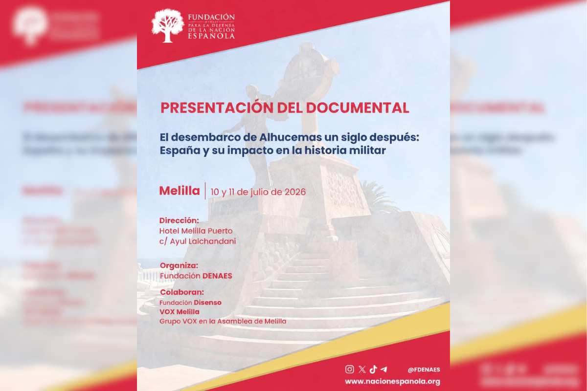 La Fundación DENAES presenta en Melilla el documental de la Fundación Disenso sobre el Desembarco de Alhucemas