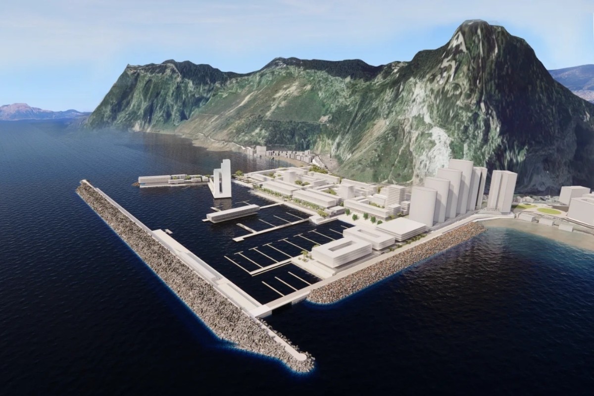 El pacto sobre Gibraltar ignora la macrourbanización con la que el Peñón gana terreno a aguas españolas