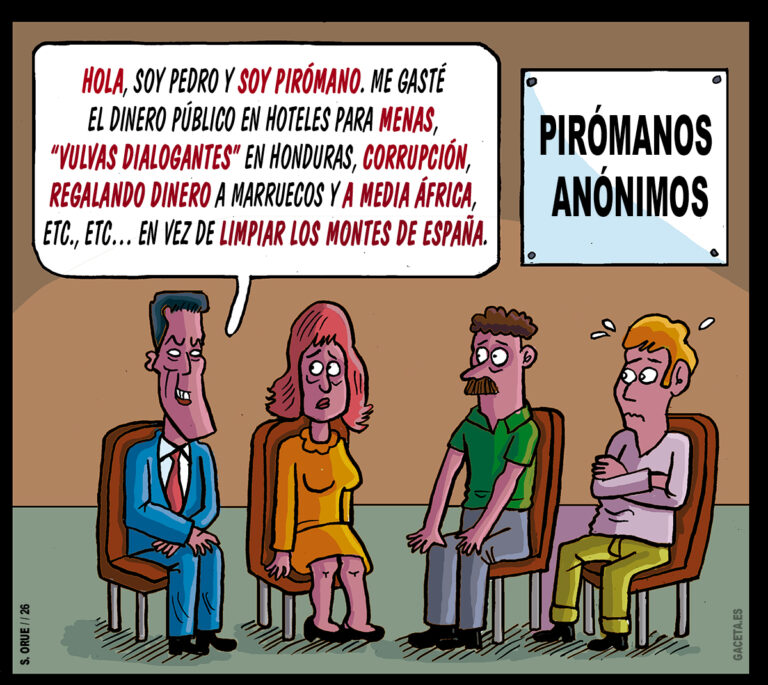 Las prioridades de Pedro Sánchez: sí a los menas… y no a la limpieza de los montes