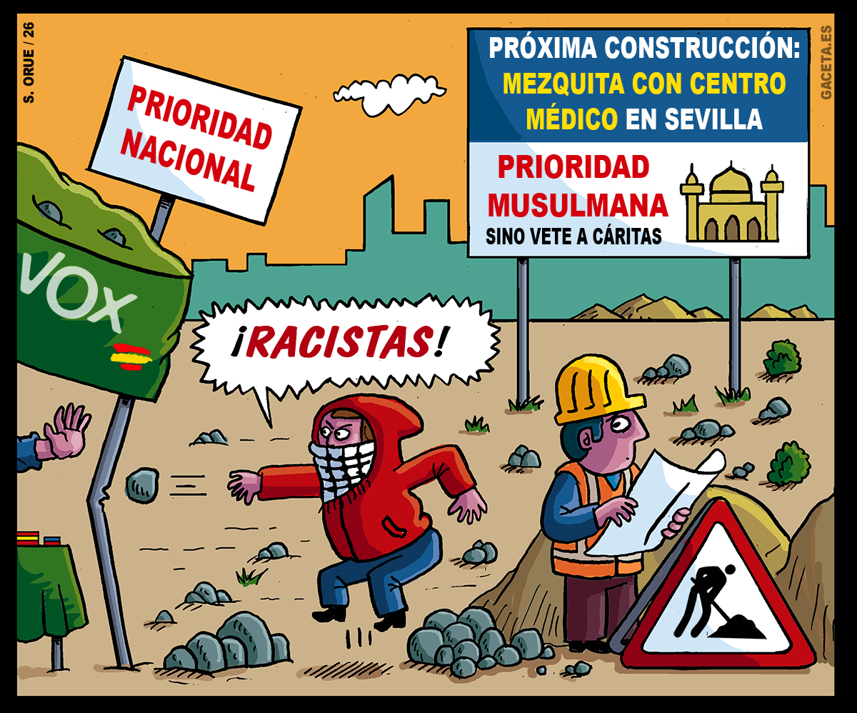 Sevilla paraliza la nueva mezquita con comedor y centro médico para musulmanes gracias a VOX