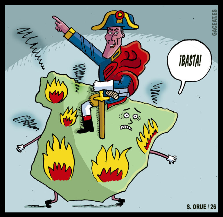 Agricultores retratan al Gobierno ante la falta de medios para combatir los incendios