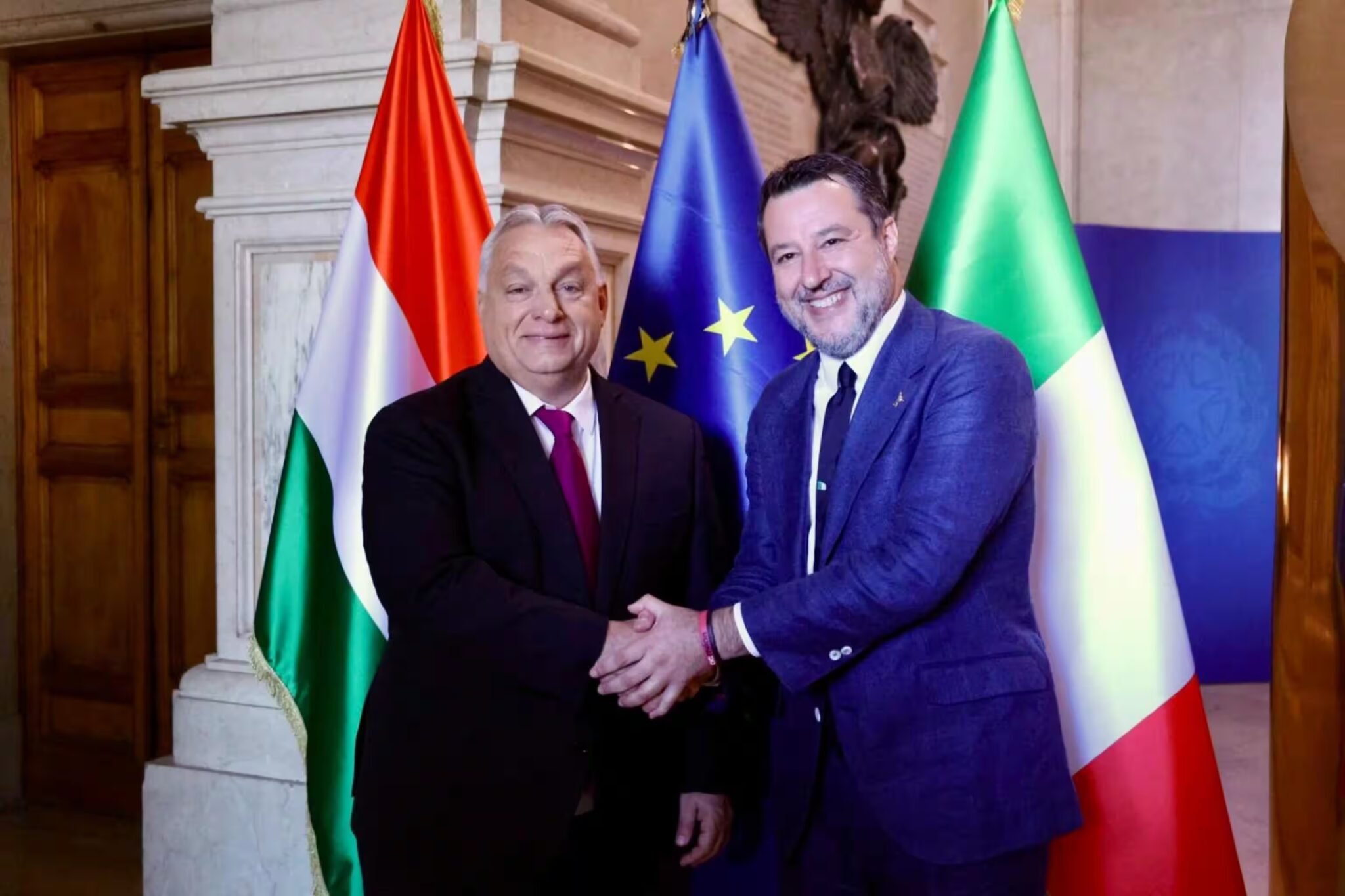 Salvini sale en defensa de Orbán ante la persecución de Gobierno de Magyar: «Bruselas guarda silencio sobre el autoritarismo húngaro»