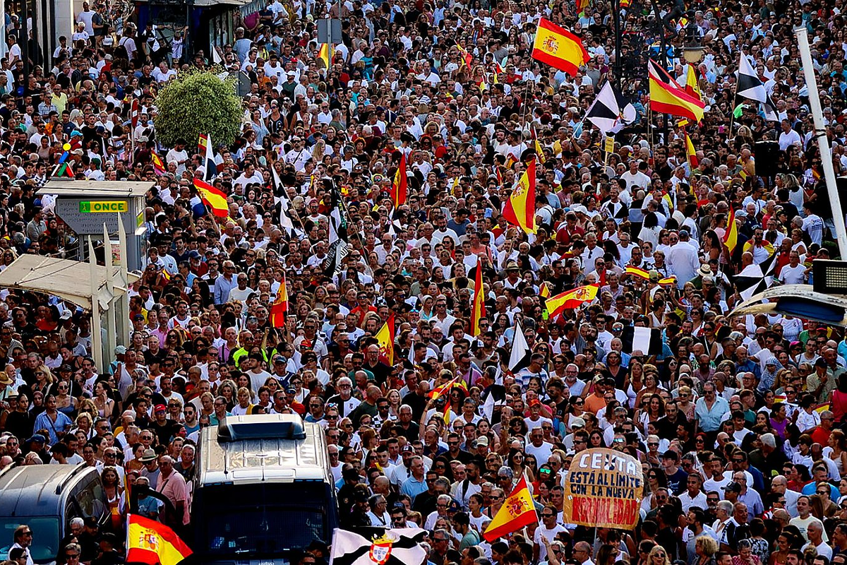 La sociedad civil convoca manifestaciones en toda España el próximo 2 de septiembre contra Sánchez y la invasión: «Ceuta nos une»